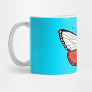 Polish Flag Butterfly Mug